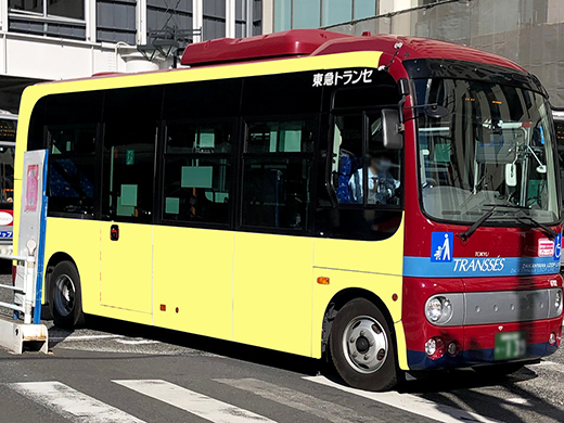 東急バス_トランセラッピング（代官山循環ラッピングバス）