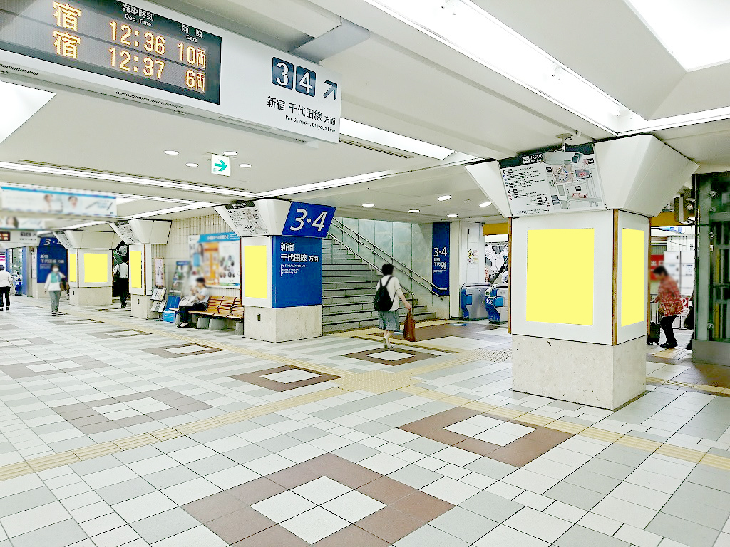 町田駅 ピラーボード