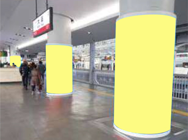 大阪駅環状線ホームアドコラム