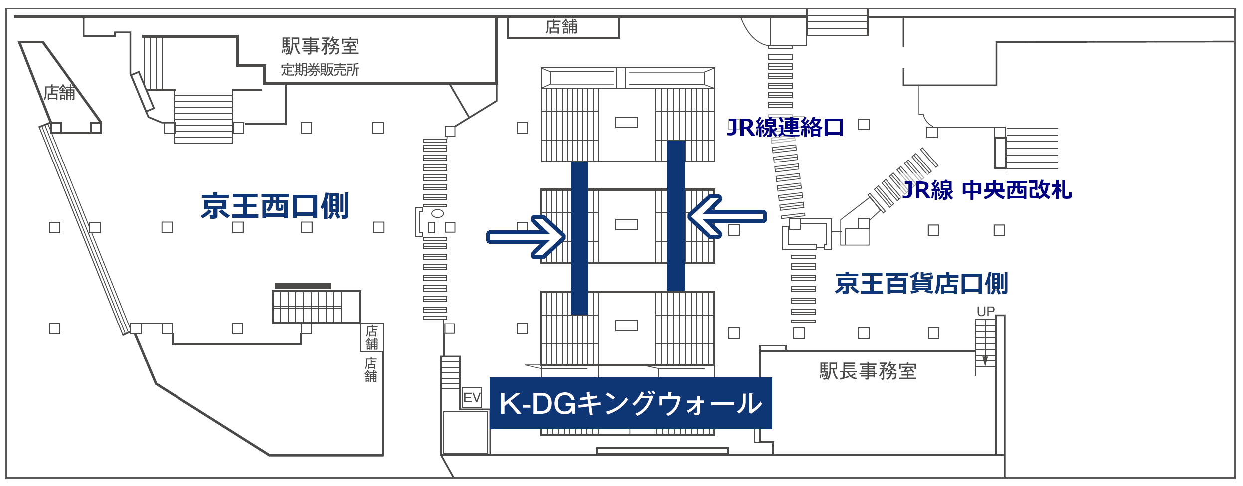 新宿K-DGキングウォール／駅図面(1)