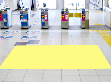 京成上野駅 フロア広告