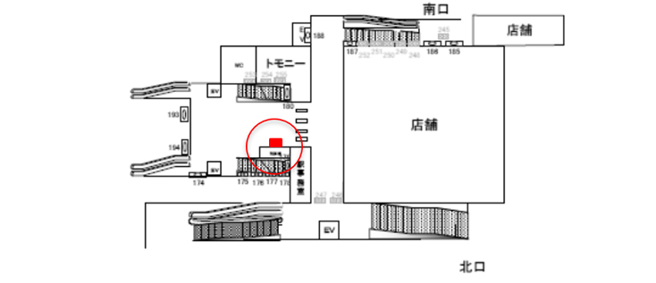 西武 ひばりヶ丘駅｜新設駅看板 図面