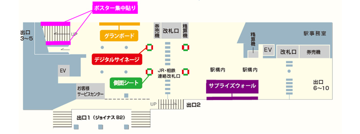 横浜市営地下鉄 横浜駅プレミアムセット 図面