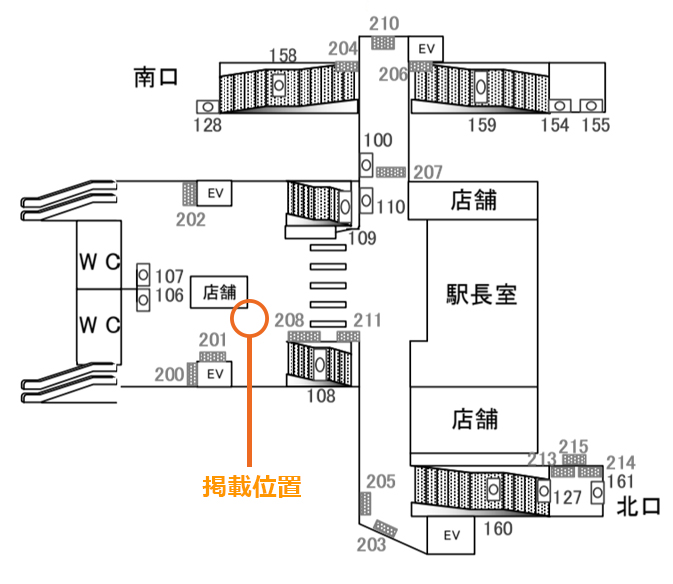 西武 小平駅｜新設駅広告 図面