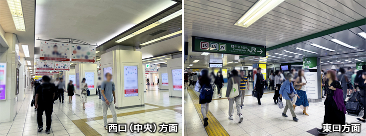 池袋駅-池袋中央通路ツインピラー 周辺