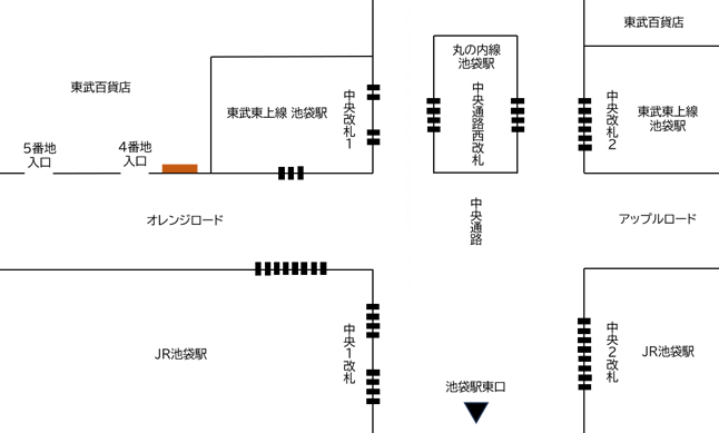 池袋駅｜図面