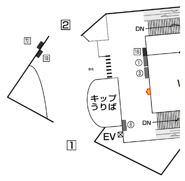 本郷三丁目駅｜新設駅看板 図面