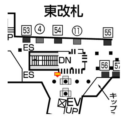 大手町駅｜新設駅看板 図面