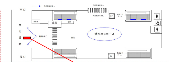 クラブピラティス武蔵境様駅図