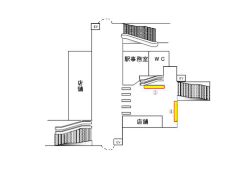 明昭様駅ポスター掲載位置