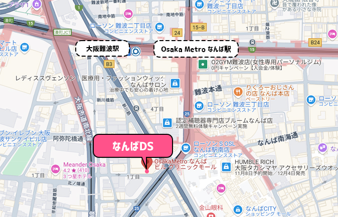 なんばDS｜図面