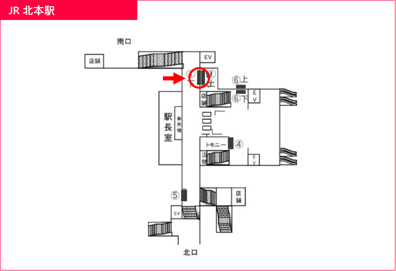 JR北本駅_駅ポスター掲載場所_studioOVA様