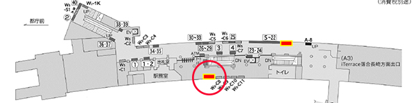 西落合リーフ歯科様駅図